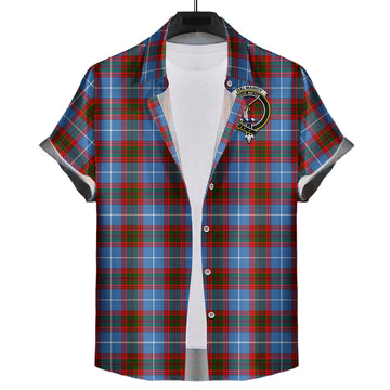 Dalmahoy Tartan Hawaiian Shirt with Family Crest Kid - Tartan Vibes Clothing
