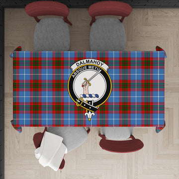 Dalmahoy Tartan Tablecloth with Family Crest XL 57.1"x70.9"(145x180cm) - Tartan Vibes Clothing