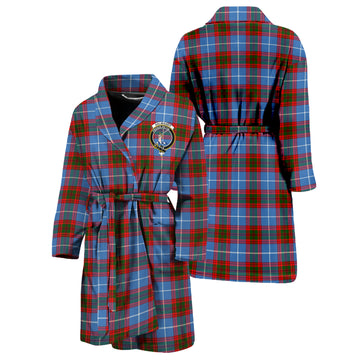 Dalmahoy Tartan Bathrobe with Family Crest Unisex S - Tartan Vibes Clothing