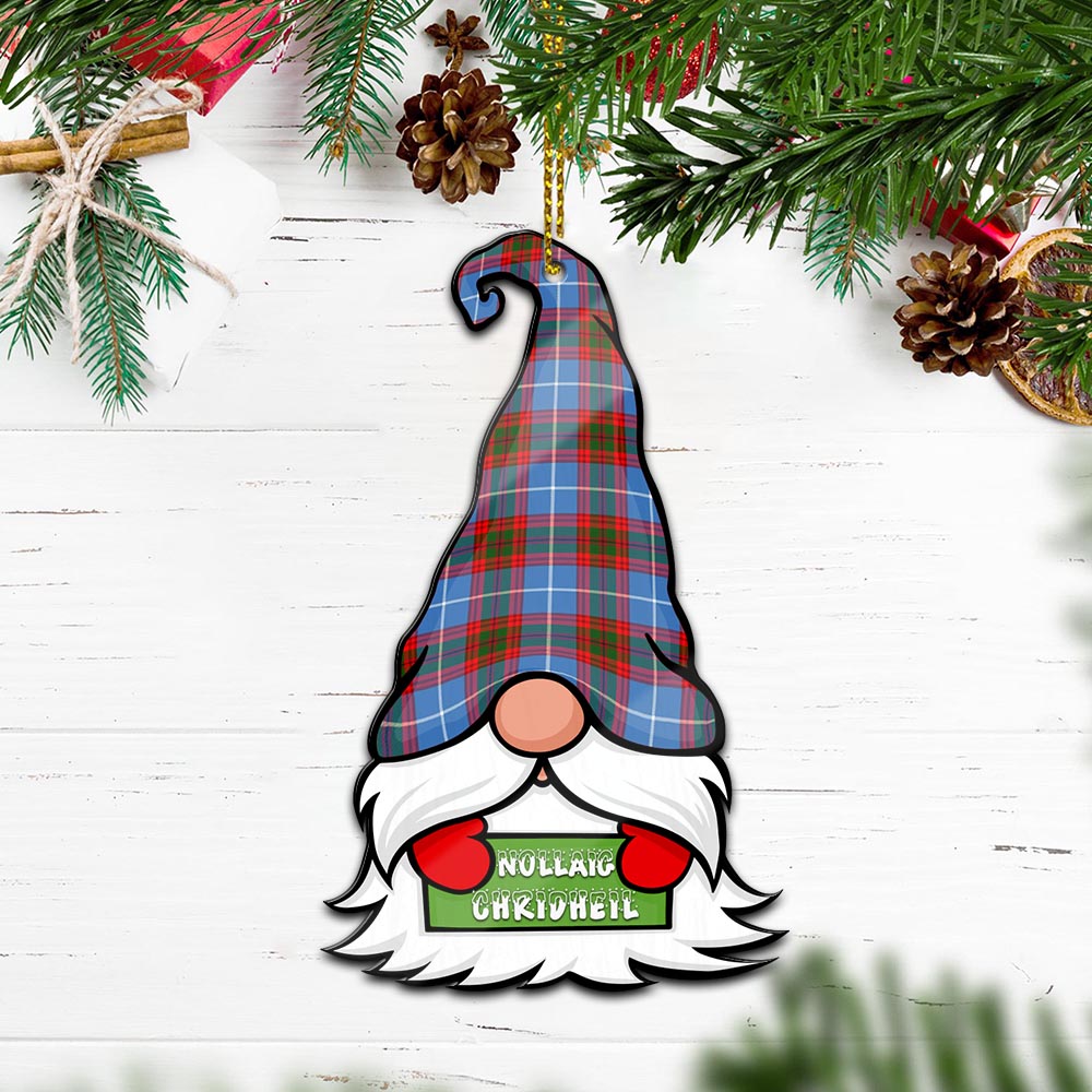 Dalmahoy Gnome Christmas Ornament with His Tartan Christmas Hat - Tartan Vibes Clothing