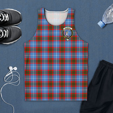 Dalmahoy Tartan Mens Tank Top with Family Crest 5XL - Tartan Vibes Clothing