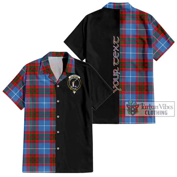 Dalmahoy Tartan Hawaiian Shirt with Family Crest and Half Of Me Style Kid - Tartan Vibes Clothing