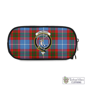 Dalmahoy Tartan Pen and Pencil Case with Family Crest One Size 4.13*8.74 inch - Tartan Vibes Clothing