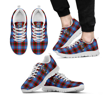Dalmahoy Tartan Sneakers with Family Crest