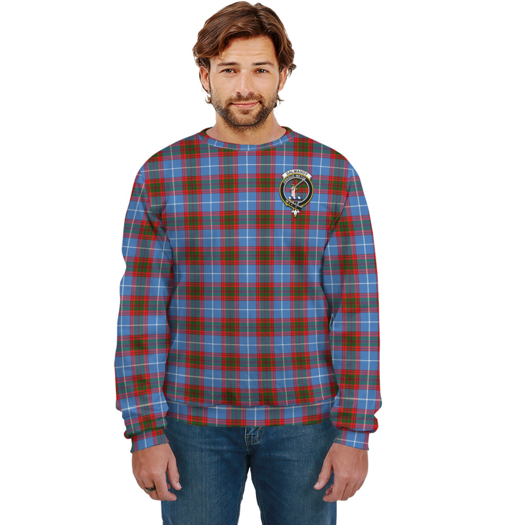 Dalmahoy Tartan Sweatshirt with Family Crest Unisex - Tartan Vibes Clothing