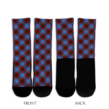 Dalmahoy Tartan Crew Socks Cross Style - Tartan Vibes Clothing