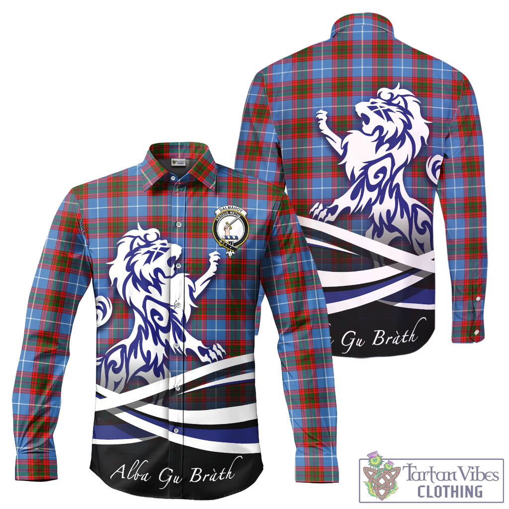 dalmahoy-tartan-long-sleeve-button-up-shirt-with-alba-gu-brath-regal-lion-emblem