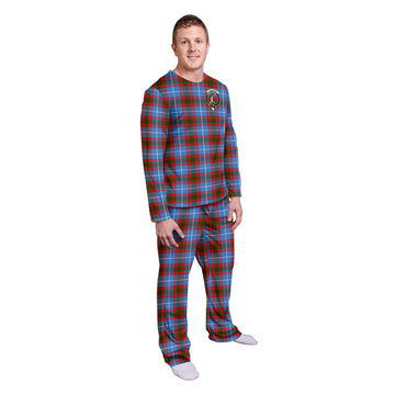 Dalmahoy Tartan Pajamas Family Set with Family Crest - Tartan Vibes Clothing