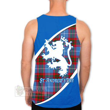 Dalmahoy Family Crest Tartan Men's Tank Top Celebrate Saint Andrew's Day in Style - Tartan Vibes Clothing