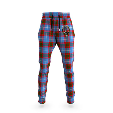Dalmahoy Tartan Joggers Pants with Family Crest 5XL - Tartan Vibes Clothing
