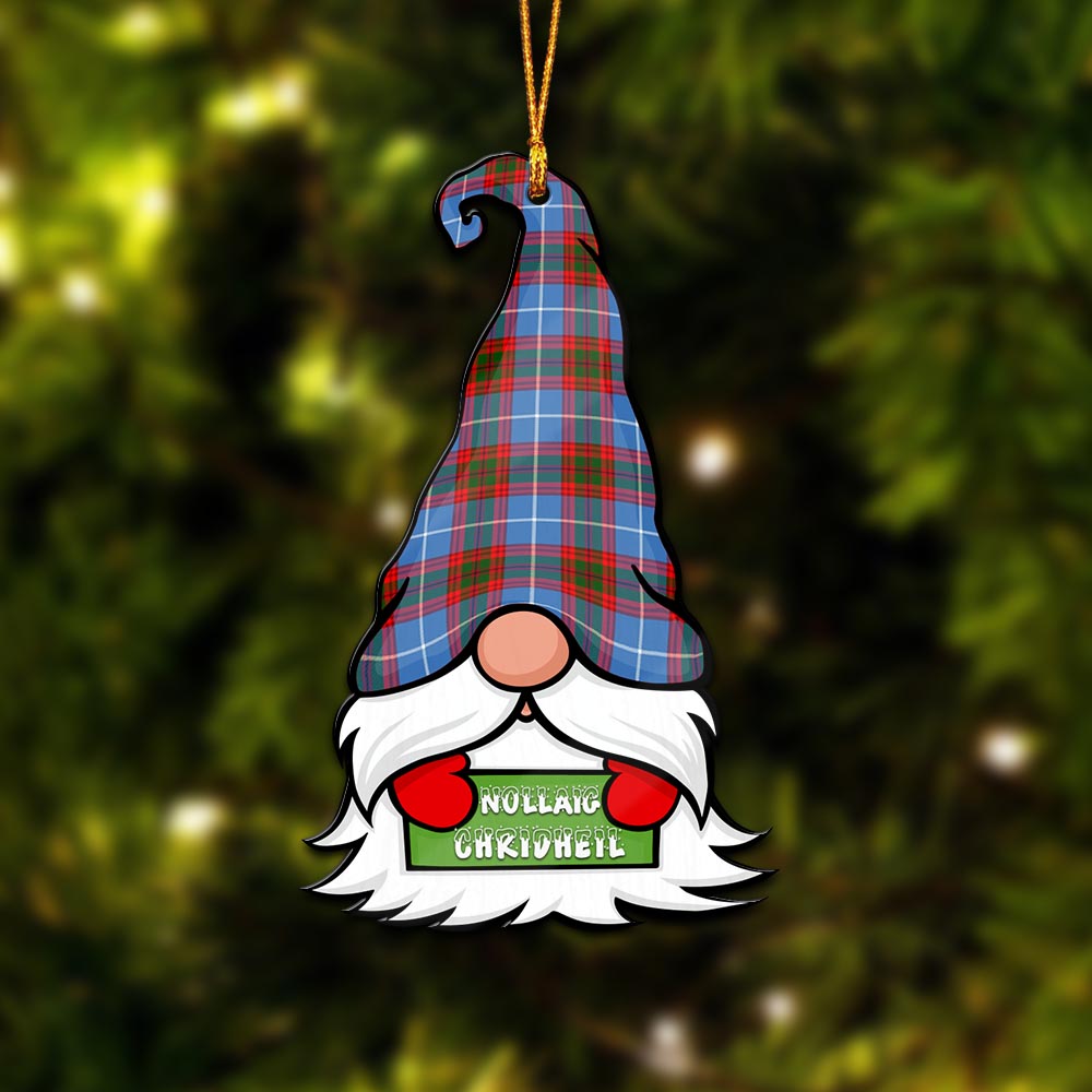 Dalmahoy Gnome Christmas Ornament with His Tartan Christmas Hat - Tartan Vibes Clothing