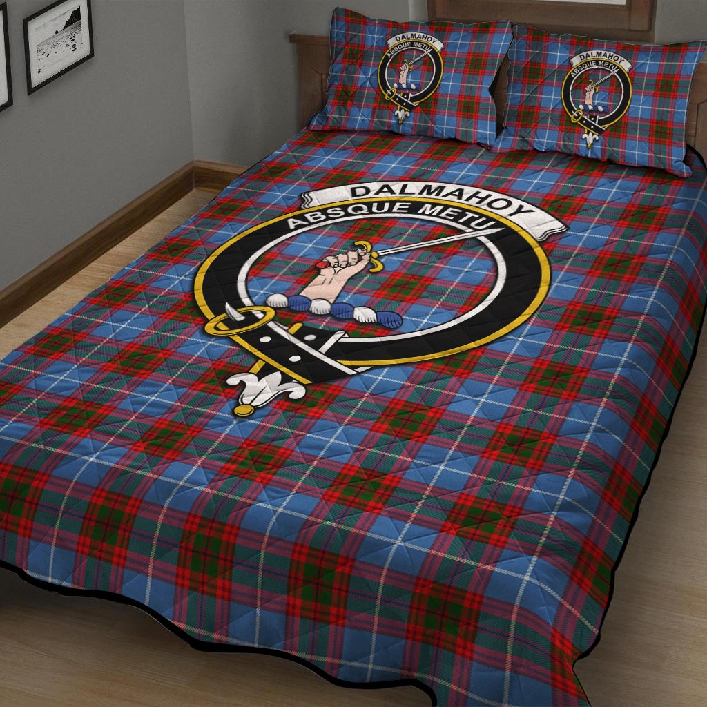 Dalmahoy Tartan Quilt Bed Set with Family Crest - Tartan Vibes Clothing