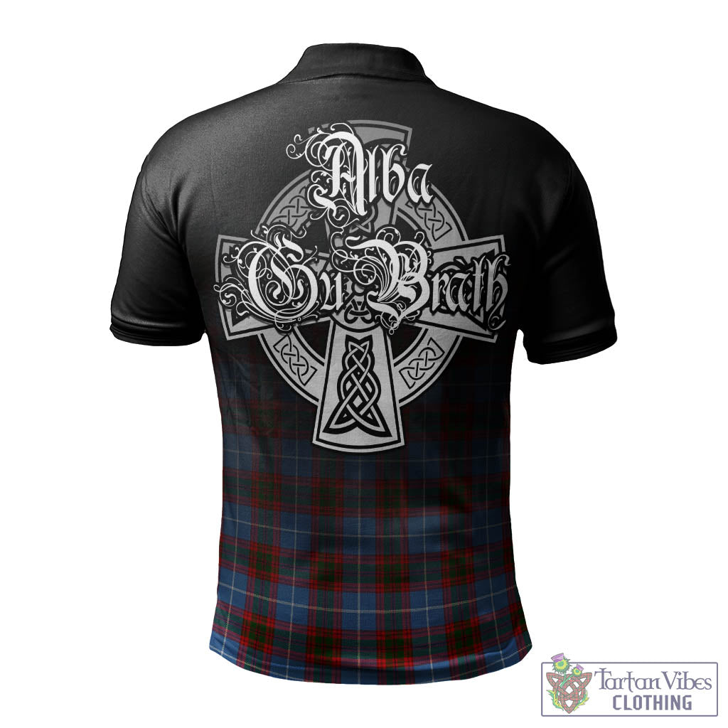 Dalmahoy Tartan Polo Shirt Featuring Alba Gu Brath Family Crest Celtic Inspired - Tartan Vibes Clothing
