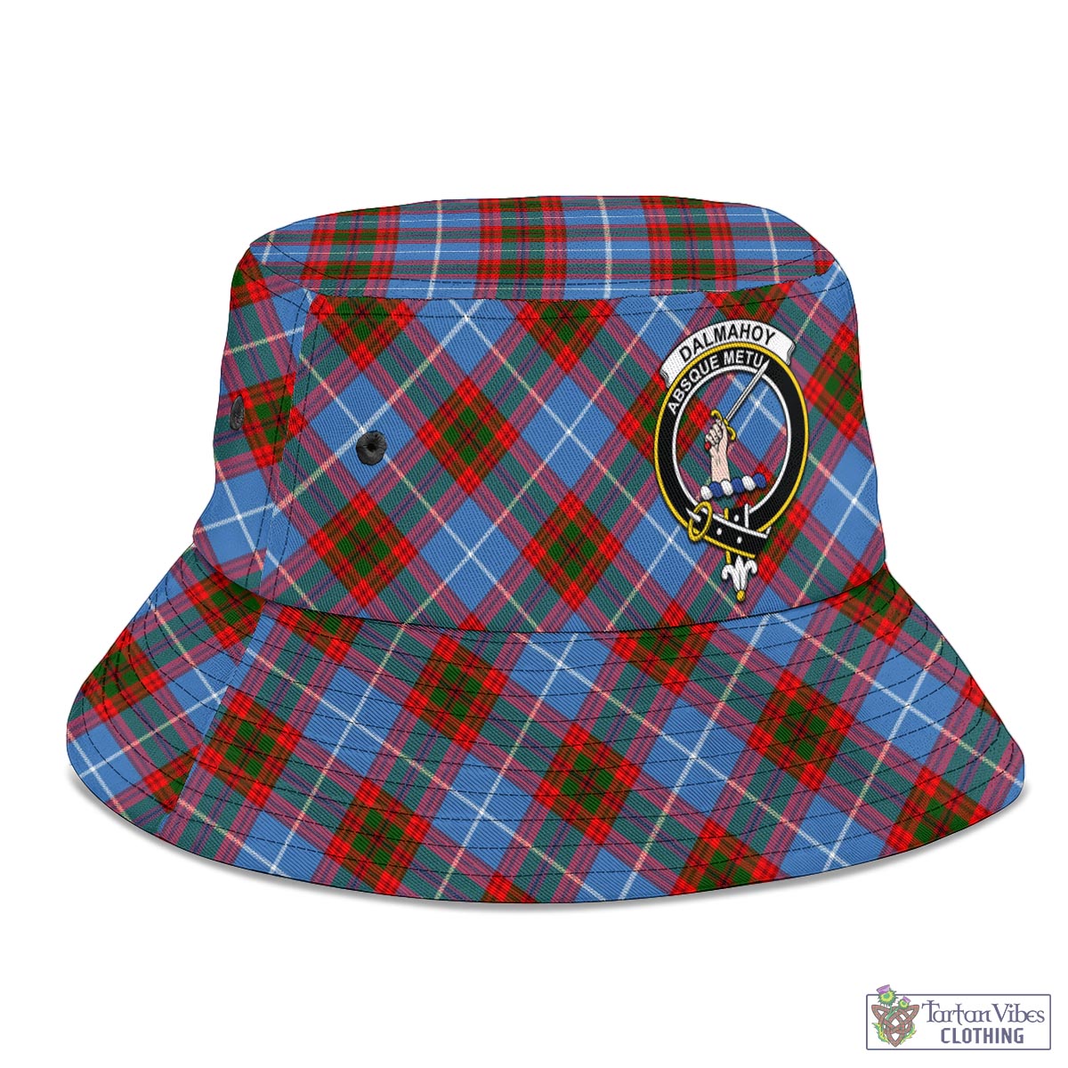 Dalmahoy Tartan Bucket Hat with Family Crest - Tartan Vibes Clothing