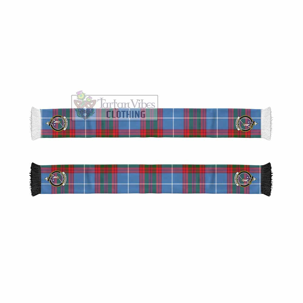 Dalmahoy Tartan Ruffneck Scarf with Family Crest - Tartan Vibes Clothing
