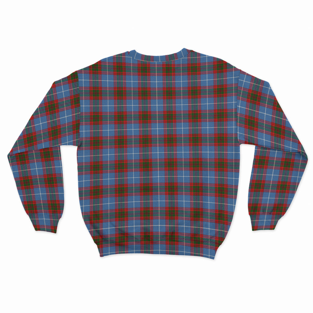 Dalmahoy Tartan Sweatshirt with Family Crest - Tartan Vibes Clothing