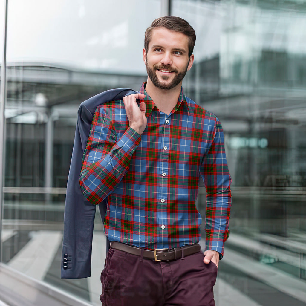 Dalmahoy Tartan Long Sleeve Button Up Shirt - Tartan Vibes Clothing