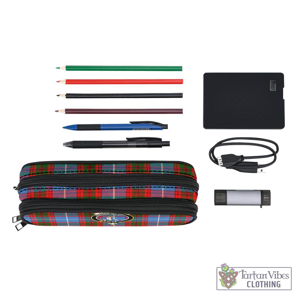 Dalmahoy Tartan Pen and Pencil Case with Family Crest - Tartan Vibes Clothing