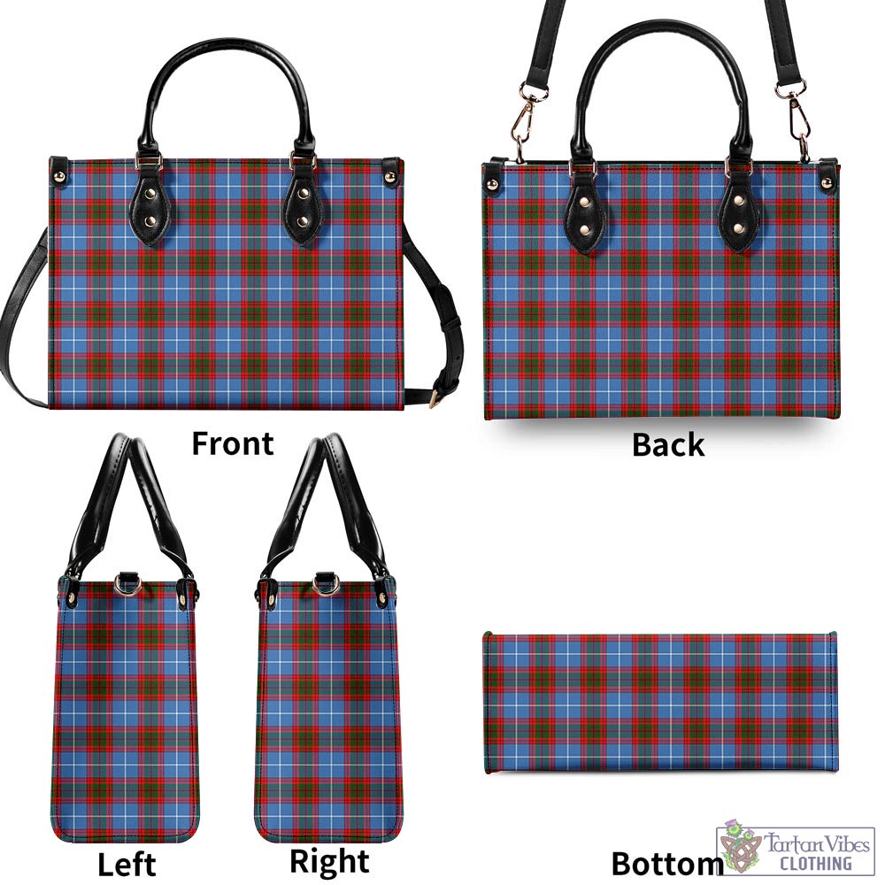 Dalmahoy Tartan Luxury Leather Handbags - Tartan Vibes Clothing