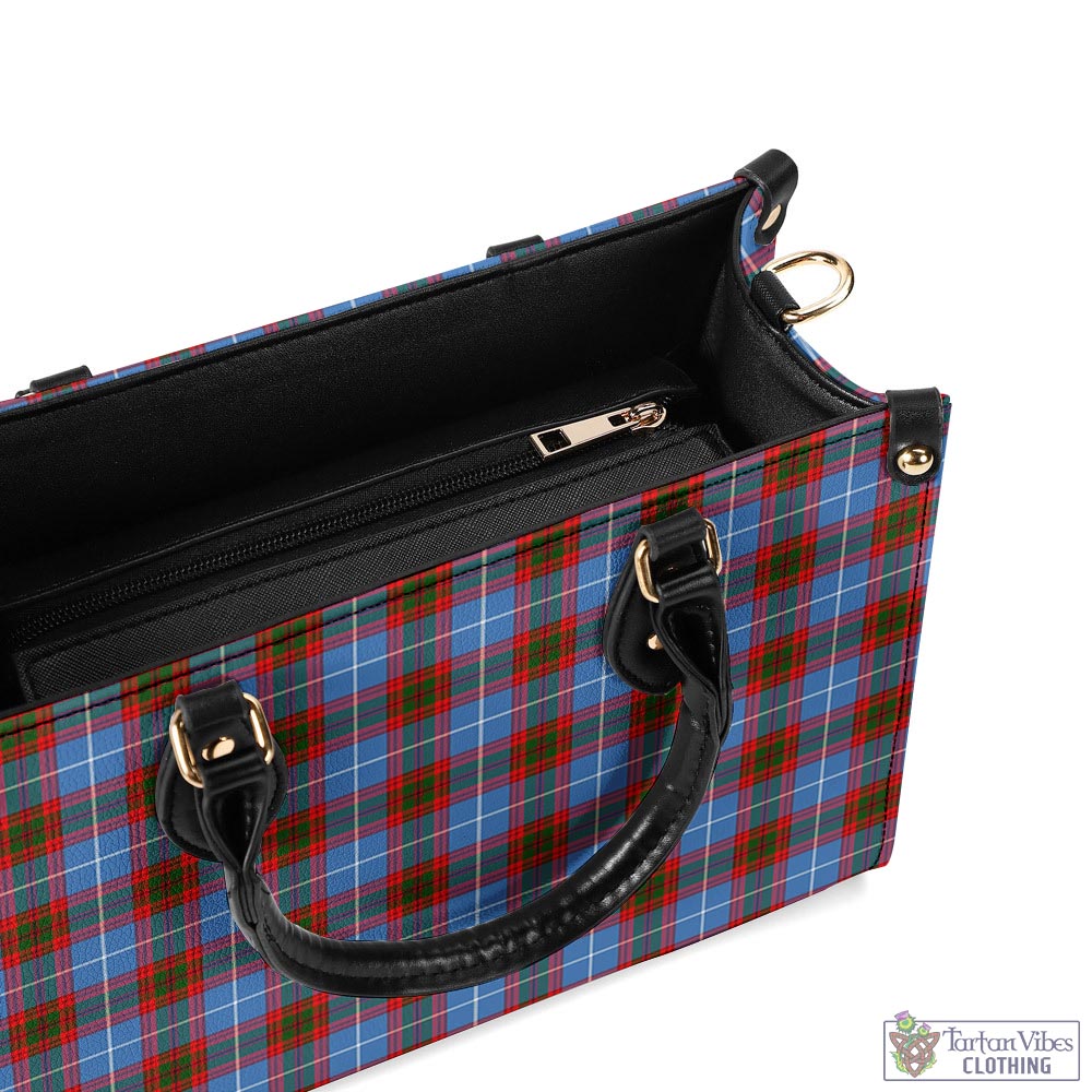 Dalmahoy Tartan Luxury Leather Handbags - Tartan Vibes Clothing