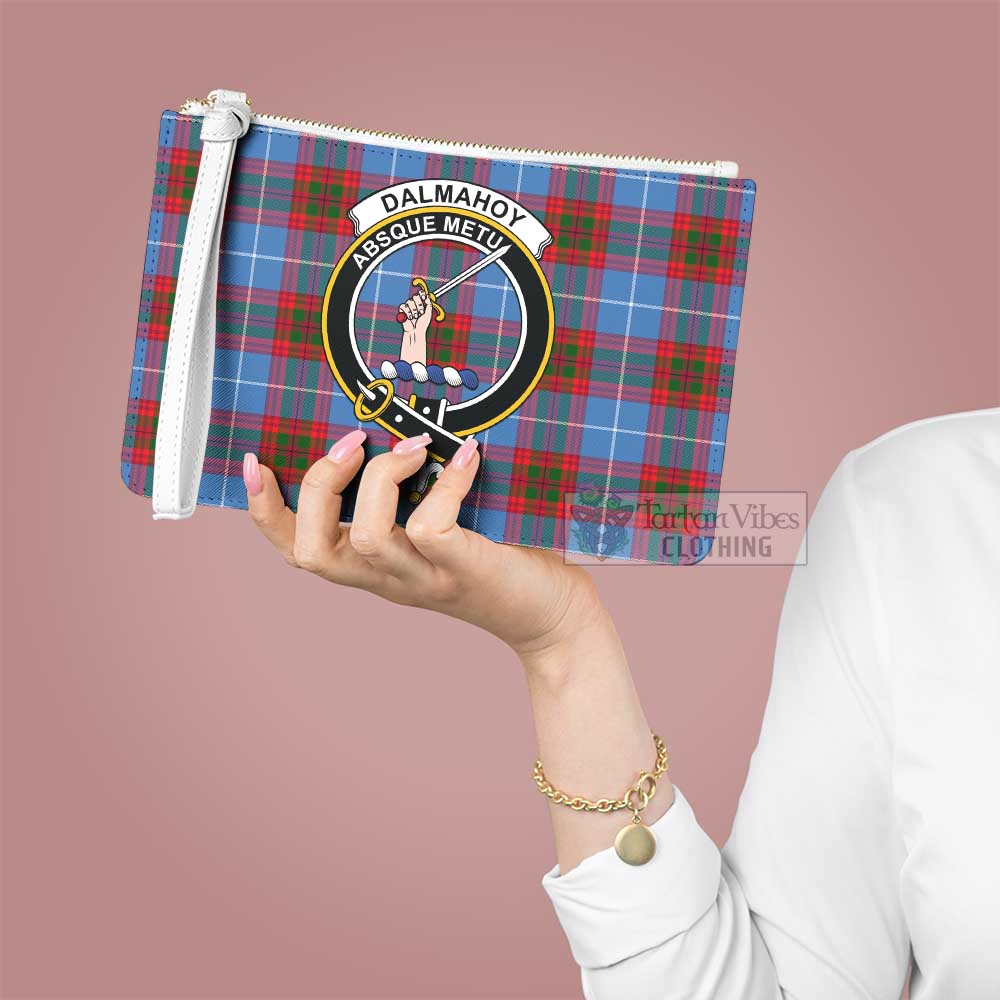 Tartan Vibes Clothing Dalmahoy Family Crest Tartan Clutch Bag
