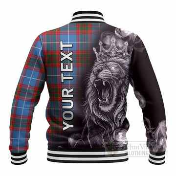 Dalmahoy Tartan Baseball Jacket Roaring Lion Heritage