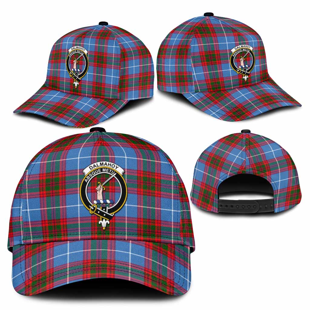 Dalmahoy Tartan Classic Cap with Family Crest