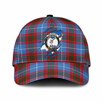 Dalmahoy Tartan Classic Cap with Family Crest In Me Style