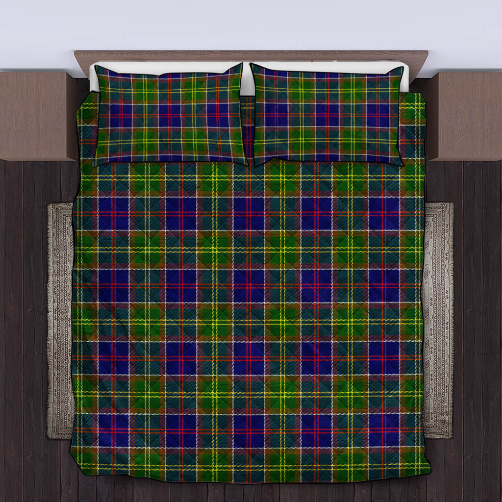 Dalrymple Tartan Quilt Bed Set King - Tartan Vibes Clothing