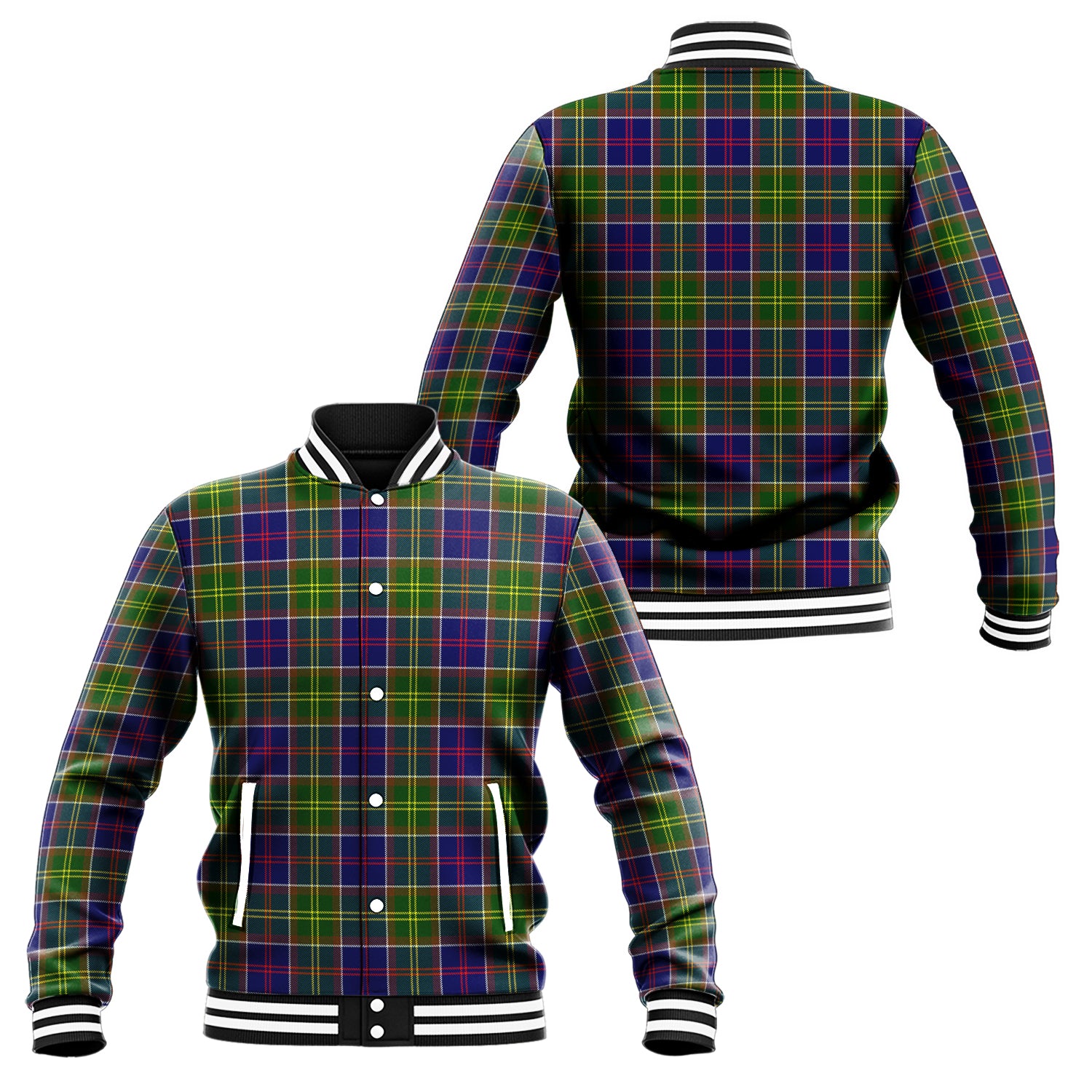 Dalrymple Tartan Baseball Jacket Unisex - Tartan Vibes Clothing