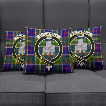Dalrymple Tartan Pillow Cover with Family Crest Rectangle Pillow Cover 51*91cm - Tartan Vibes Clothing