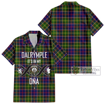 Dalrymple Tartan Hawaiian Shirt with Family Crest DNA In Me Style Kid - Tartan Vibes Clothing