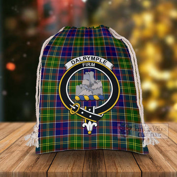 Dalrymple Tartan Christmas Santa's Bag with Family Crest - Tartan Vibes Clothing