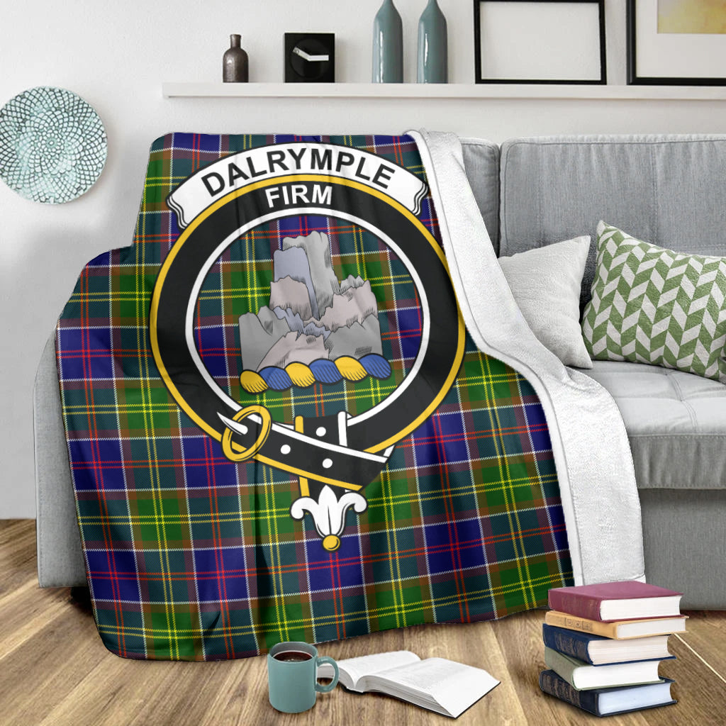Dalrymple Tartan Polo Shirt Half of Me - Cross Style
