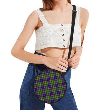 Dalrymple Tartan Round Satchel Bags One Size 9*9*2.7 inch - Tartan Vibes Clothing