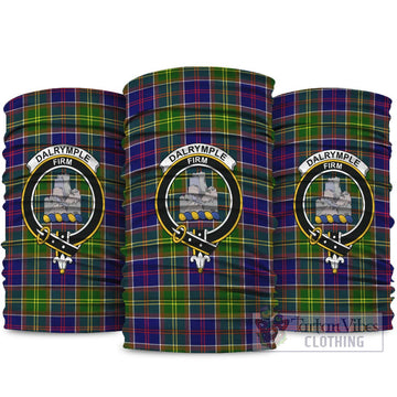 Dalrymple Tartan Neck Gaiters, Tartan Bandanas, Tartan Head Band with Family Crest package One Size - Tartan Vibes Clothing