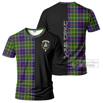 Dalrymple Tartan T-Shirt with Family Crest and Half Of Me Style Kid's Shirt - Tartan Vibes Clothing