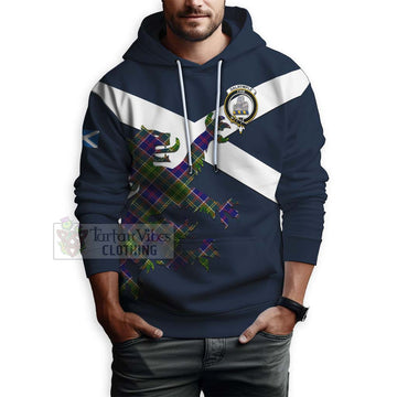 Dalrymple Tartan Lion Rampant Hoodie Proudly Display Your Heritage with Alba Gu Brath and Clan Name - Tartan Vibes Clothing