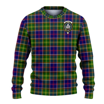 Dalrymple Tartan Ugly Sweater with Family Crest - Tartan Vibes Clothing