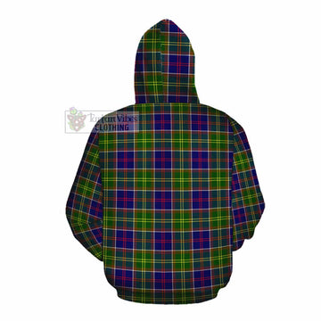 Dalrymple Tartan Cotton Hoodie with Family Crest DNA In Me Style Pullover Hoodie - Tartan Vibes Clothing