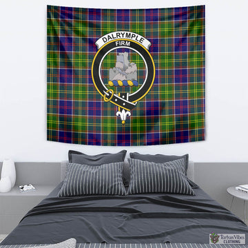 Dalrymple Tartan Tapestry Wall Hanging and Home Decor for Room with Family Crest - Tartan Vibes Clothing