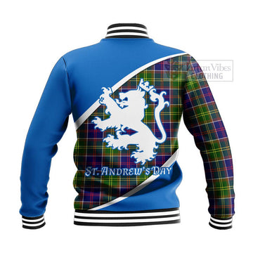 Dalrymple Family Crest Tartan Baseball Jacket Celebrate Saint Andrew's Day in Style