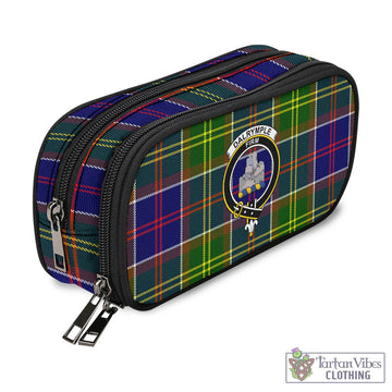 Dalrymple Tartan Pen and Pencil Case with Family Crest - Tartan Vibes Clothing