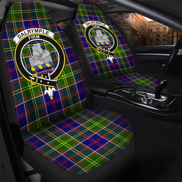 Dalrymple Tartan Car Seat Cover with Family Crest - Tartan Vibes Clothing