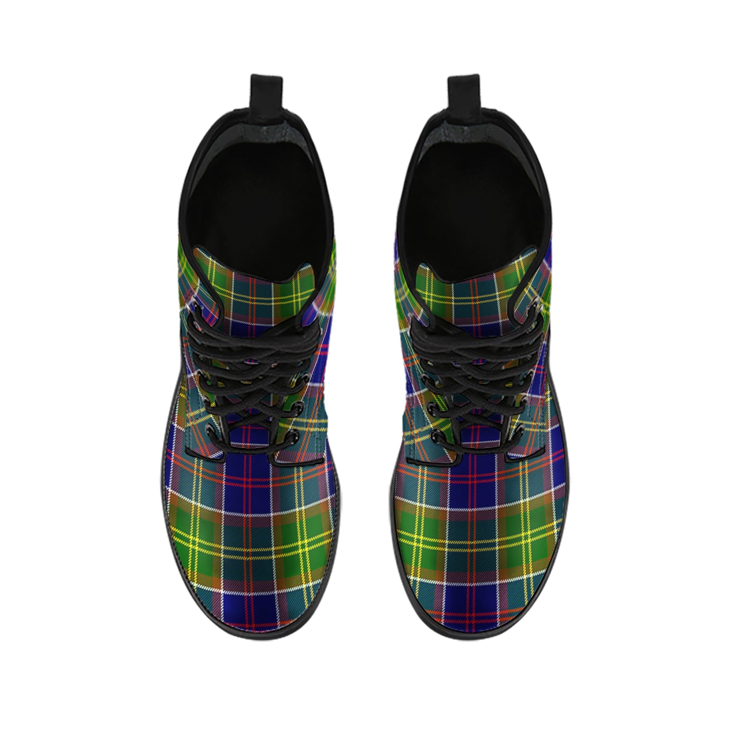 Dalrymple Tartan Leather Boots - Tartan Vibes Clothing