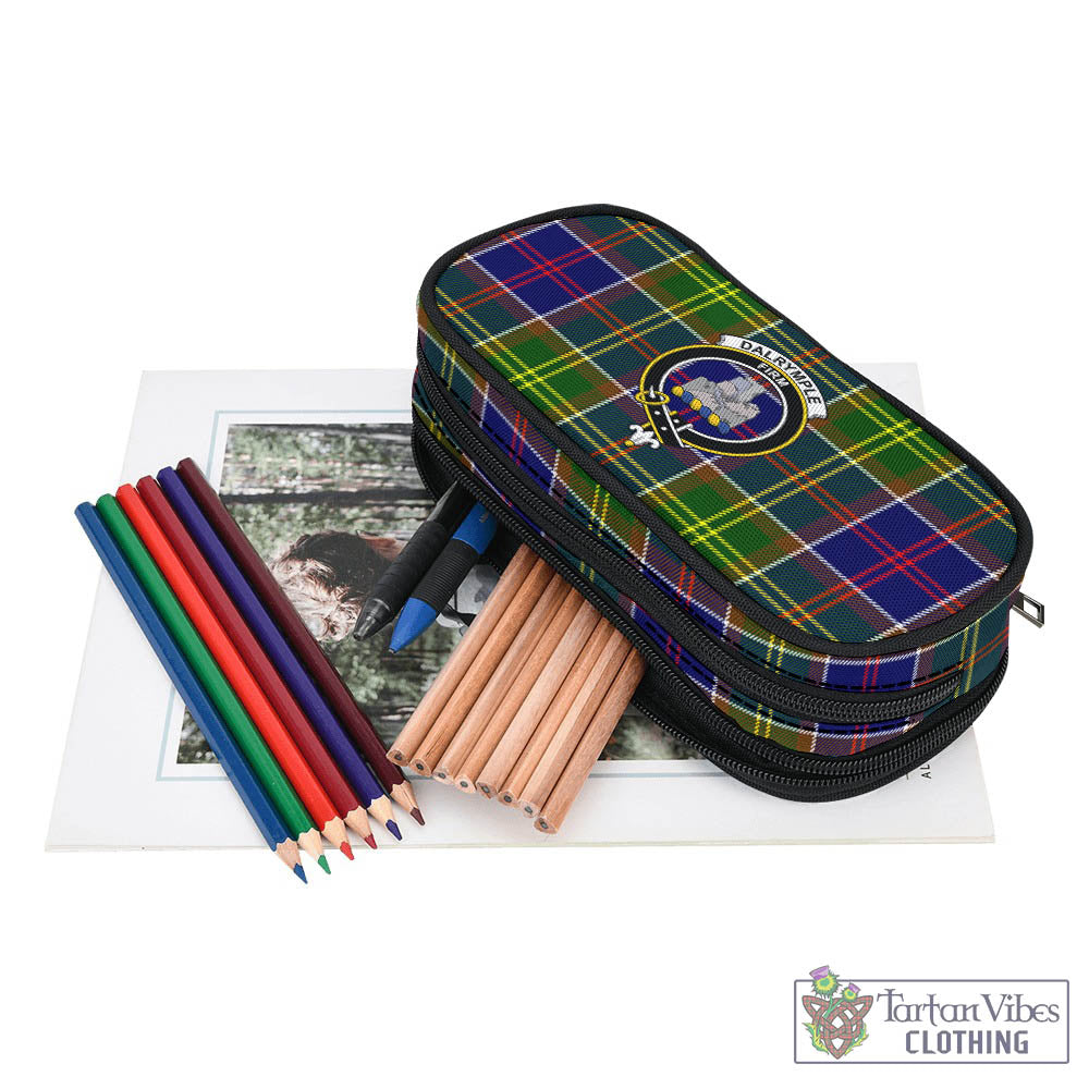 Dalrymple Tartan Pen and Pencil Case with Family Crest - Tartan Vibes Clothing