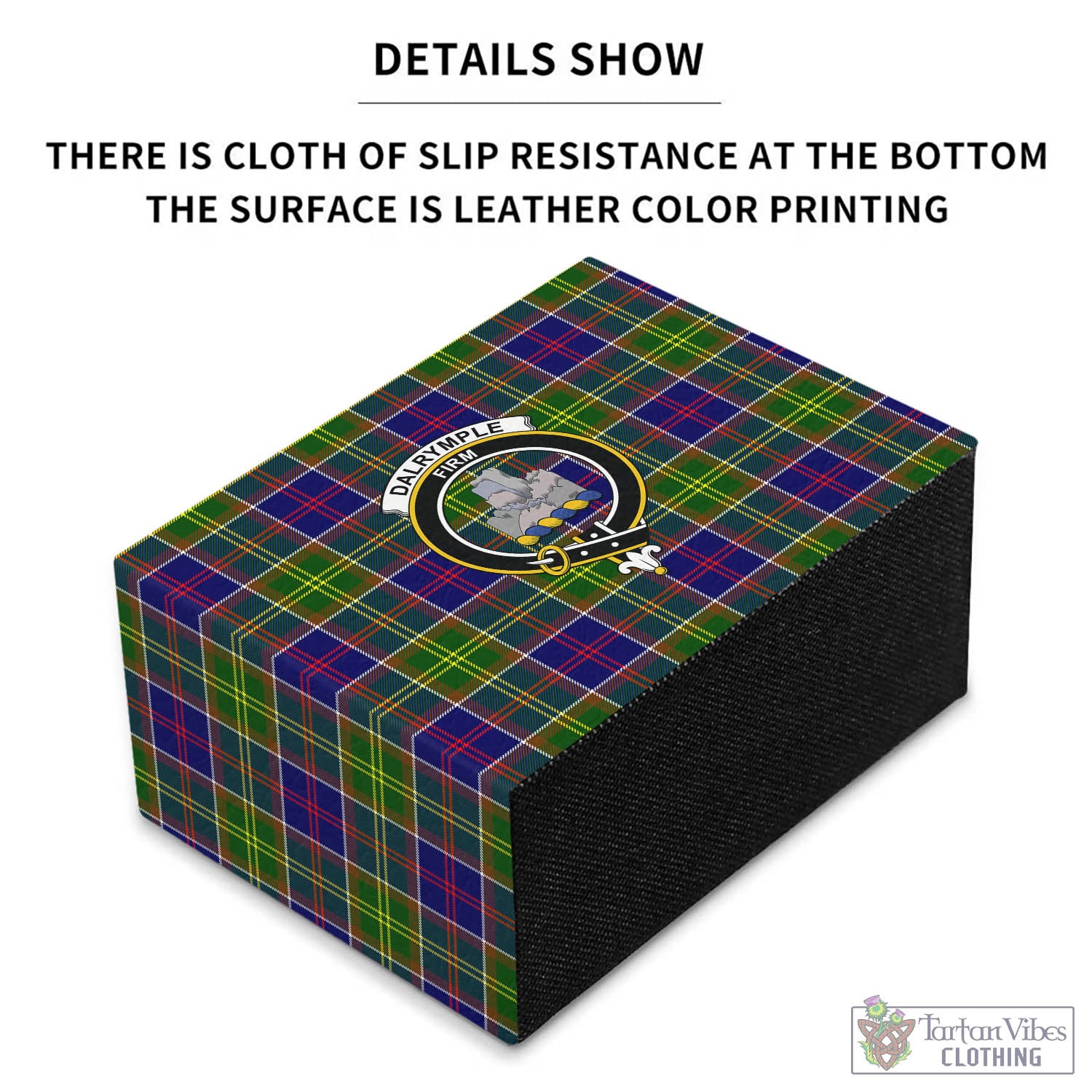 Dalrymple Tartan Pen Holder with Family Crest - Tartan Vibes Clothing