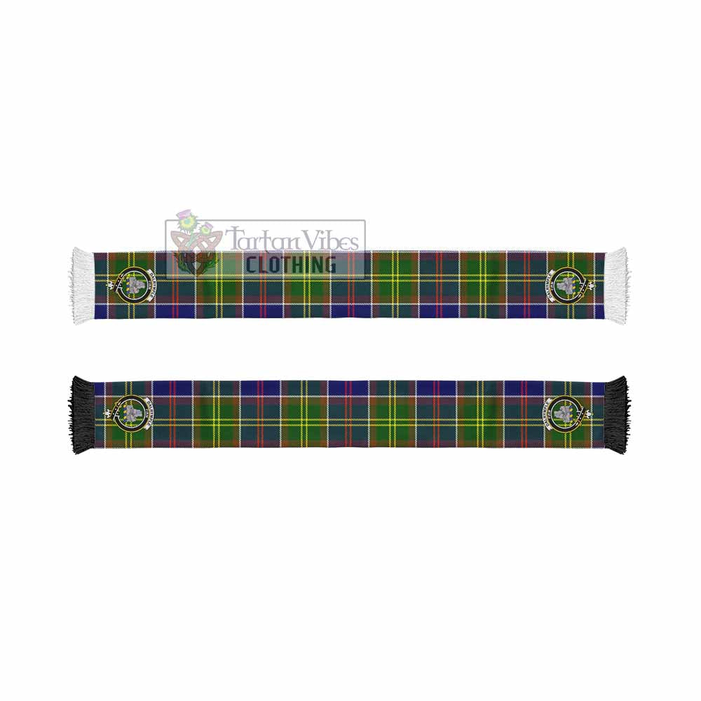 Dalrymple Tartan Ruffneck Scarf with Family Crest - Tartan Vibes Clothing