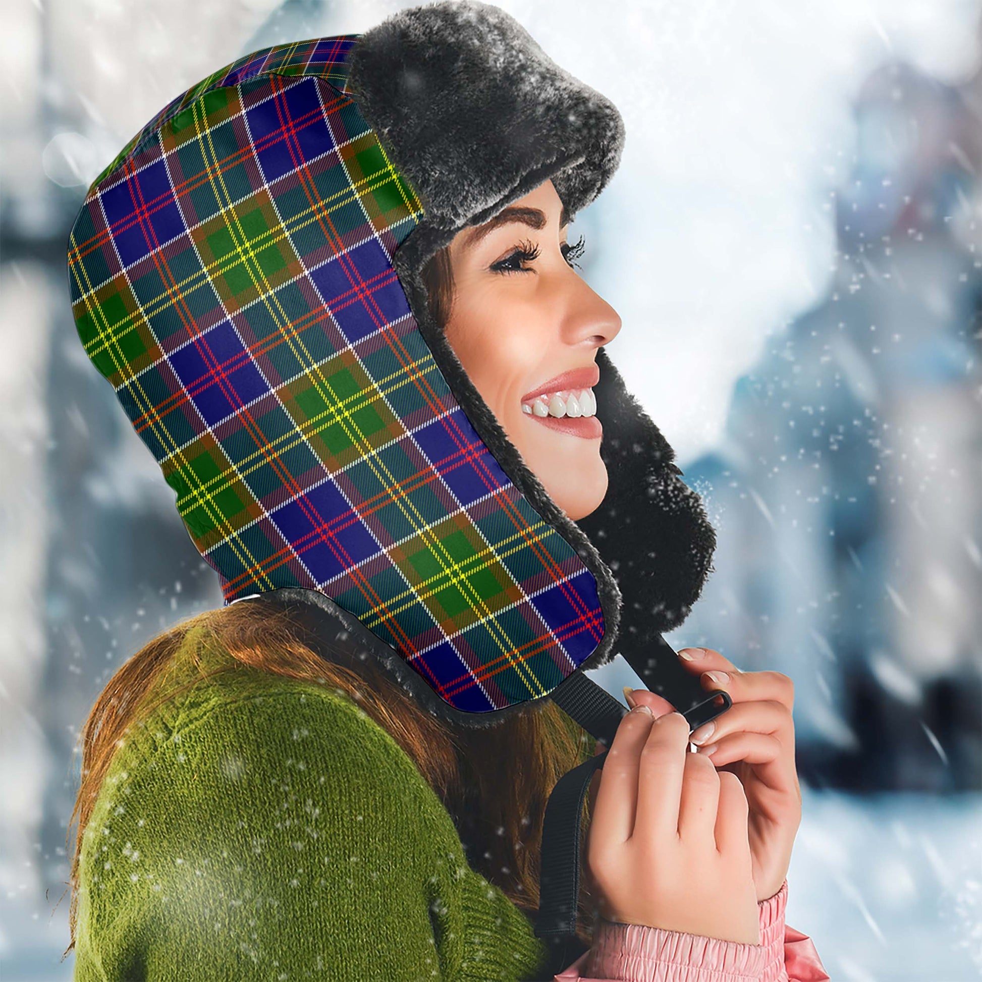Dalrymple Tartan Winter Trapper Hat - Tartan Vibes Clothing