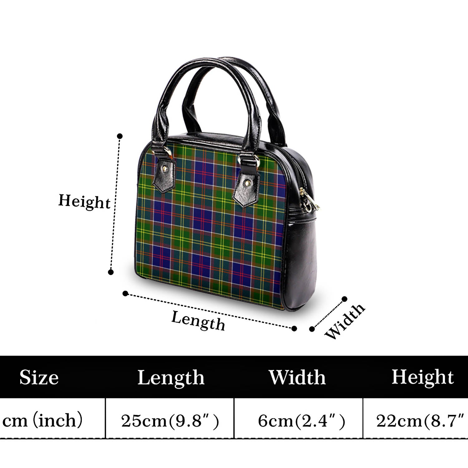 Dalrymple Tartan Shoulder Handbags - Tartan Vibes Clothing